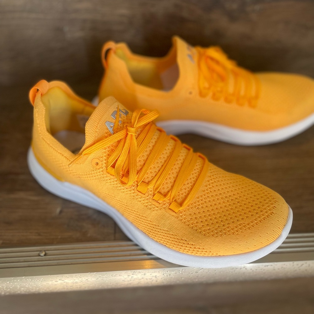 APL Women's Athletic Shoes in Vibrant Orange